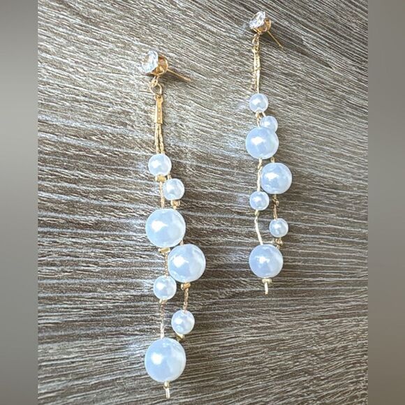 BohemianāpearlādropāearringsāA748 - Picture 4 of 4